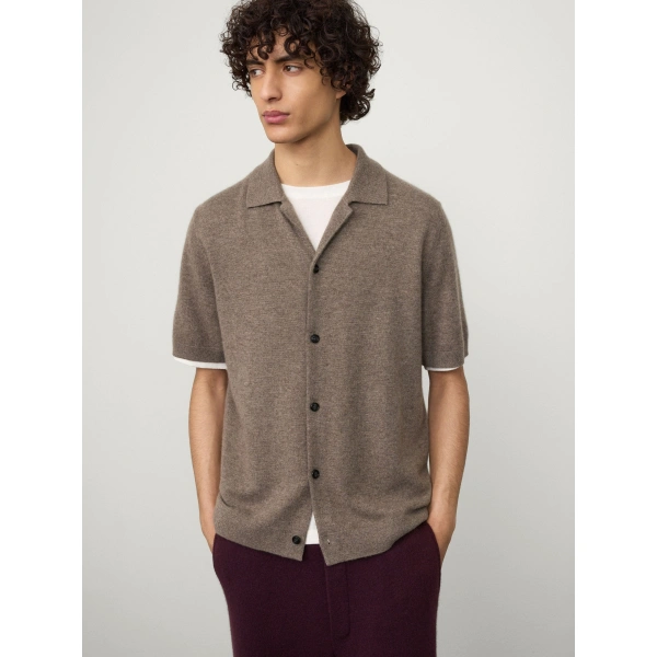 Lisa Yang Angus Shirt in Truffle