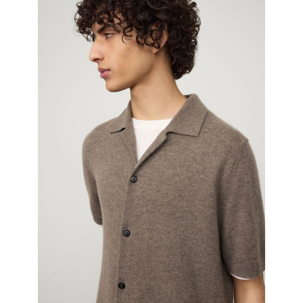 Lisa Yang Angus Shirt in Truffle