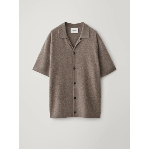 Lisa Yang Angus Shirt in Truffle | Shirts | Coveti