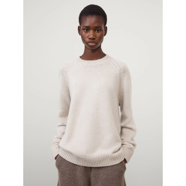 Lisa Yang Anine Sweater in Oyster