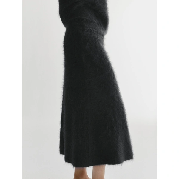 Lisa Yang Asta Skirt in Black Brushed