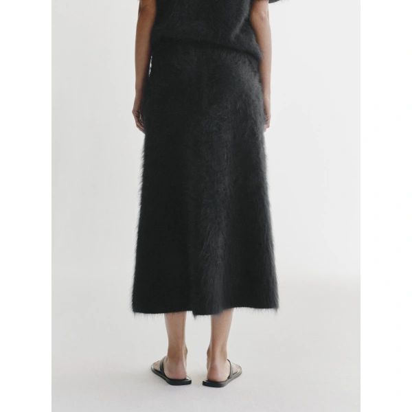 Lisa Yang Asta Skirt in Black Brushed