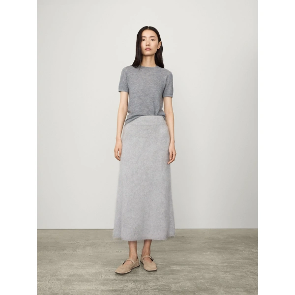 Lisa Yang Asta Skirt in Cloudy Brushed