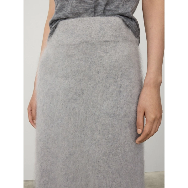Lisa Yang Asta Skirt in Cloudy Brushed