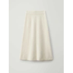 Lisa Yang Asta Skirt in Cream Brushed | Skirts | Coveti