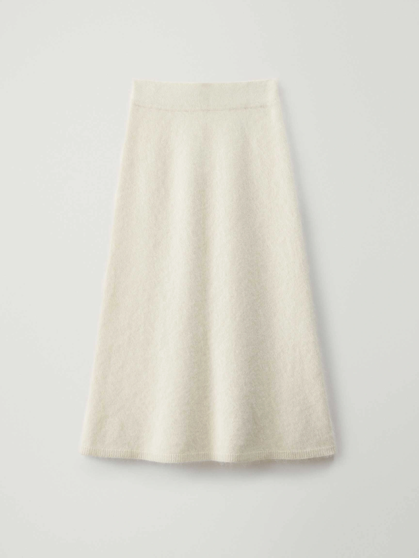 Lisa Yang Asta Skirt in Cream Brushed Lisa Yang Asta Skirt in Cream Brushed | Skirts | Coveti