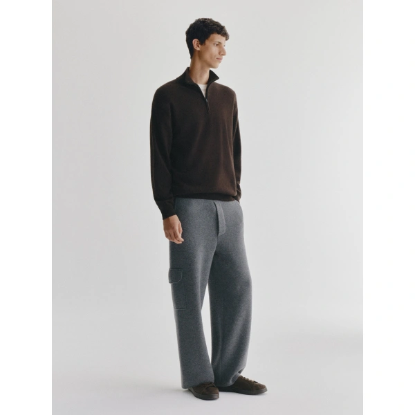 Lisa Yang Augustus Sweater in Dark Oak