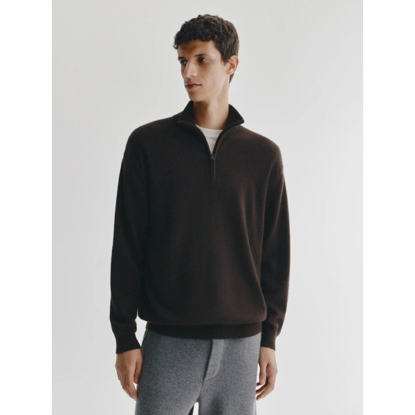 Lisa Yang Augustus Sweater in Dark Oak
