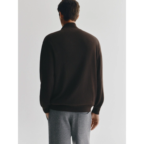 Lisa Yang Augustus Sweater in Dark Oak