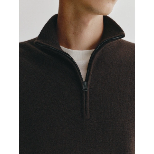 Lisa Yang Augustus Sweater in Dark Oak