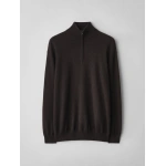 Lisa Yang Augustus Sweater in Dark Oak | Knitwear | Coveti