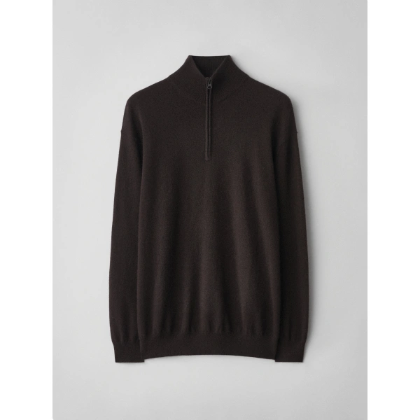 Lisa Yang Augustus Sweater in Dark Oak | Knitwear | Coveti