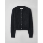 Lisa Yang Azalea Cardigan in Black Brushed | Cardigans | Coveti
