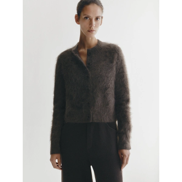 Lisa Yang Azalea Cardigan in Wood Brushed
