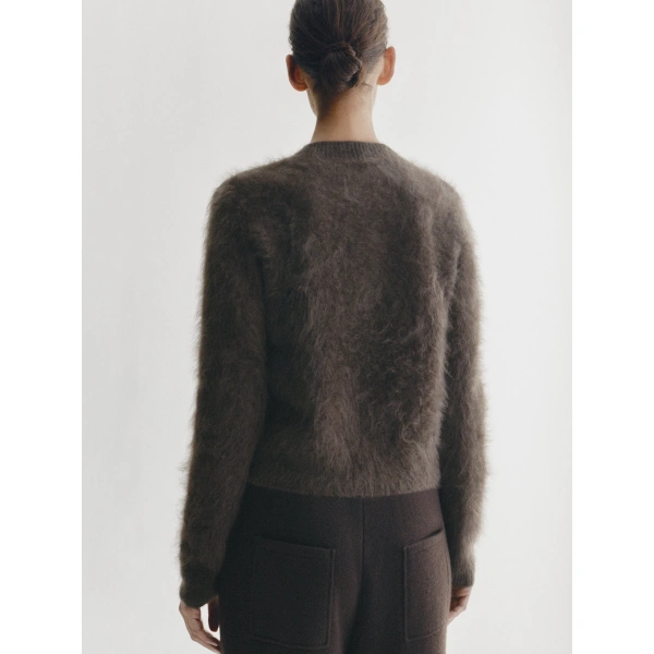 Lisa Yang Azalea Cardigan in Wood Brushed