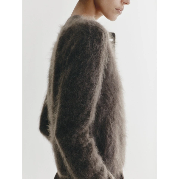 Lisa Yang Azalea Cardigan in Wood Brushed