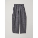 Lisa Yang Azaria Trousers in Graphite | Pants | Coveti