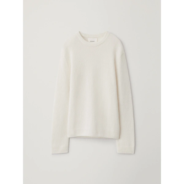 Lisa Yang Baxter Sweater in Cream | Knitwear | Coveti