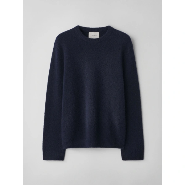 Lisa Yang Baxter Sweater in Navy | Knitwear | Coveti
