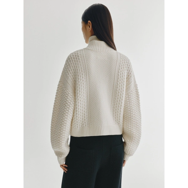 Lisa Yang Becs Cardigan in Cream