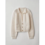 Lisa Yang Becs Cardigan in Cream | Cardigans | Coveti