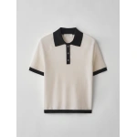 Lisa Yang Brunie Sweater in Ivory and Black | Cashmere Sweaters | Coveti