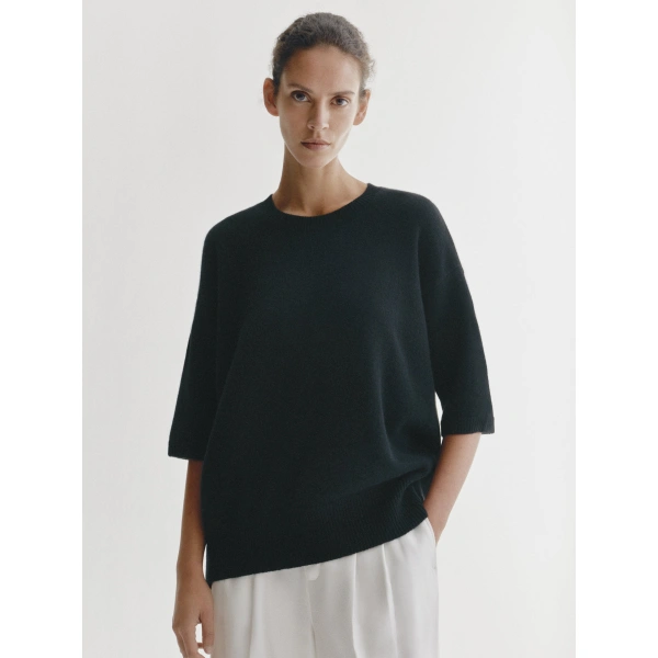 Lisa Yang Camille Sweater in Black