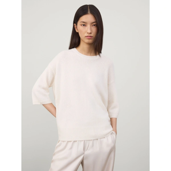 Lisa Yang Camille Sweater in Cream