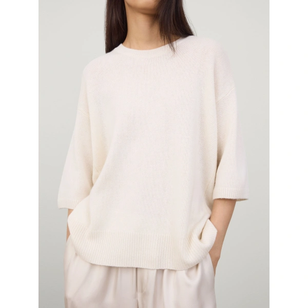 Lisa Yang Camille Sweater in Cream