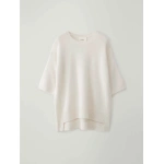 Lisa Yang Camille Sweater in Cream | Cashmere Sweaters | Coveti