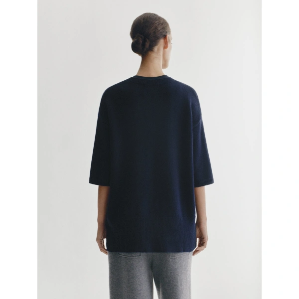 Lisa Yang Camille Sweater in Navy