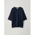 Lisa Yang Camille Sweater in Navy | Cashmere Sweaters | Coveti