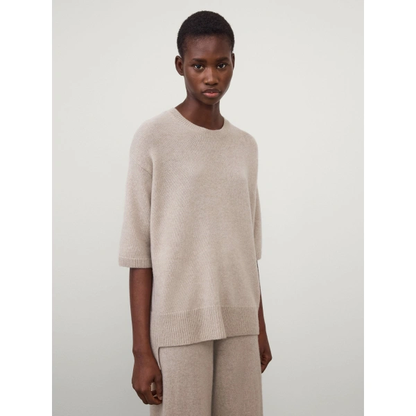 Lisa Yang Camille Sweater in Sand