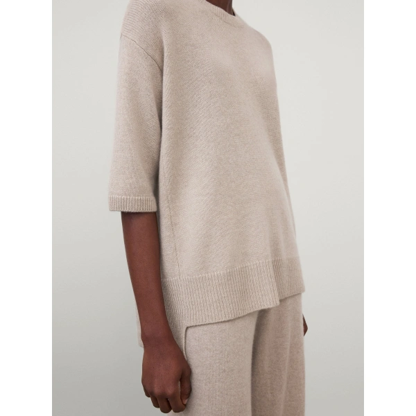 Lisa Yang Camille Sweater in Sand
