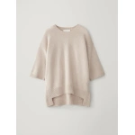 Lisa Yang Camille Sweater in Sand | Cashmere Sweaters | Coveti