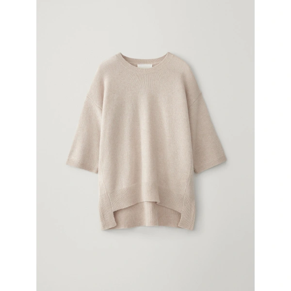 Lisa Yang Camille Sweater in Sand | Cashmere Sweaters | Coveti