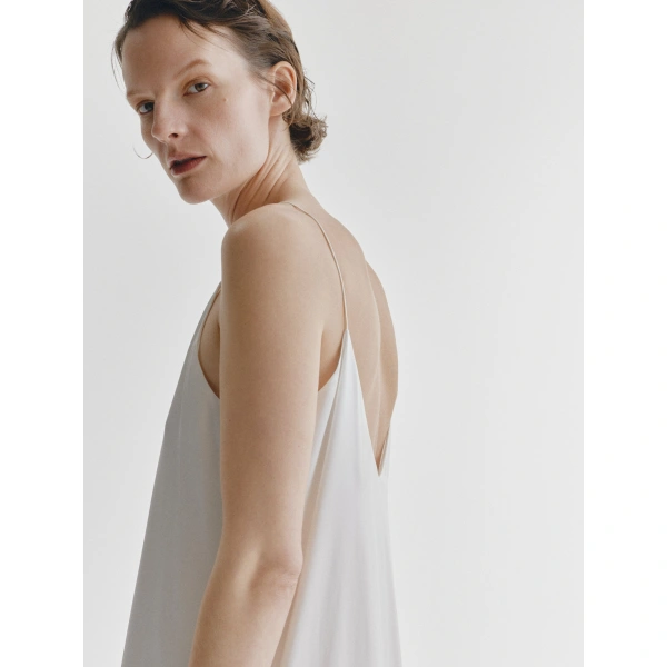 Lisa Yang Camisole Dress in Meringue