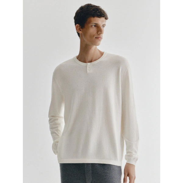 Lisa Yang Carsten Sweater in Salt