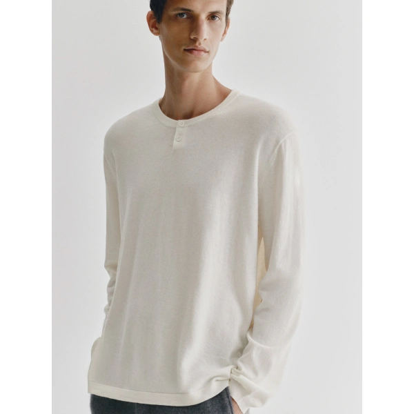 Lisa Yang Carsten Sweater in Salt