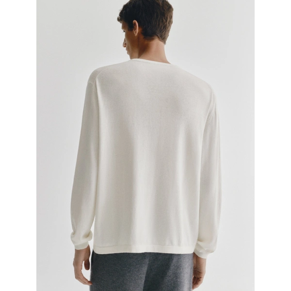 Lisa Yang Carsten Sweater in Salt