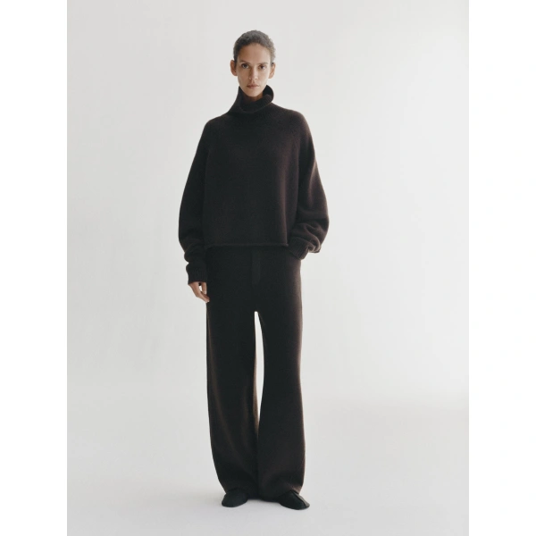 Lisa Yang Cathie Sweater in Dark Oak