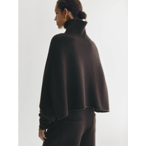 Lisa Yang Cathie Sweater in Dark Oak