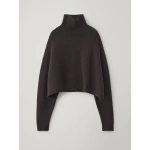 Lisa Yang Cathie Sweater in Dark Oak | Cashmere Sweaters | Coveti