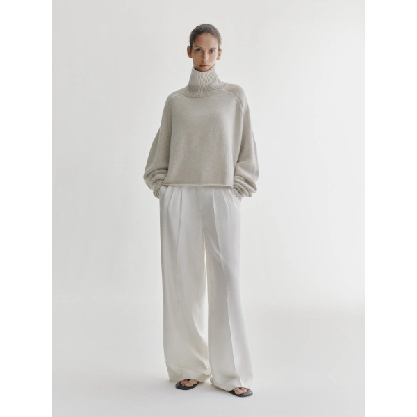 Lisa Yang Cathie Sweater in Oyster