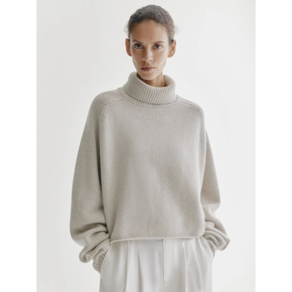 Lisa Yang Cathie Sweater in Oyster