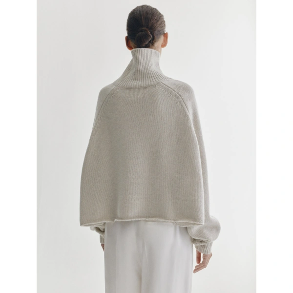 Lisa Yang Cathie Sweater in Oyster