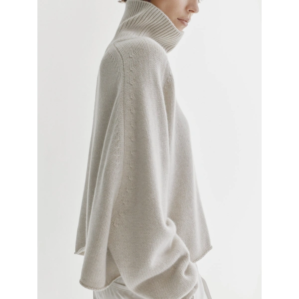 Lisa Yang Cathie Sweater in Oyster