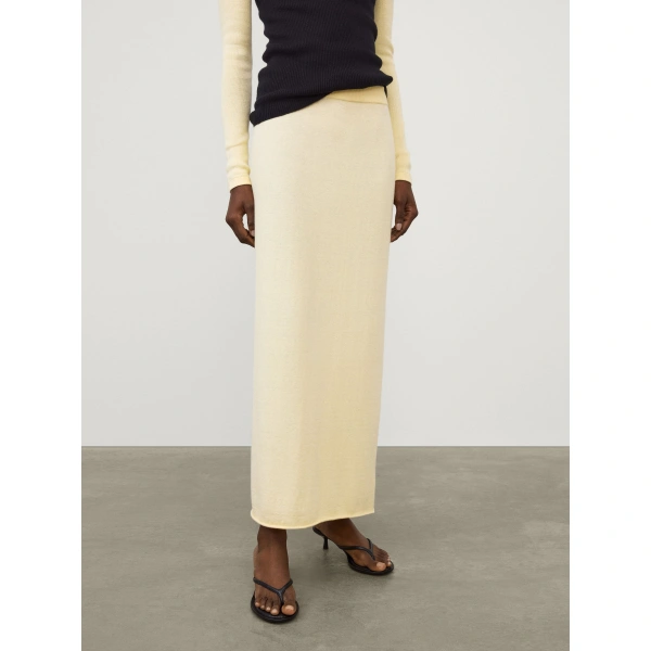 Lisa Yang Charlotta Skirt in Limone