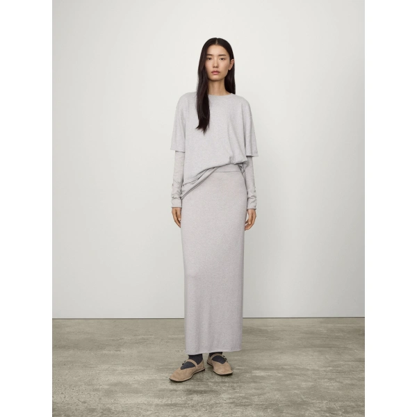 Lisa Yang Charlotta Skirt in Misty Grey