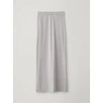 Lisa Yang Charlotta Skirt in Misty Grey | Maxi Skirts | Coveti